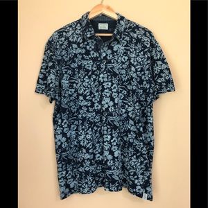 Lucky Brand Floral Knit Shirt Sz XX- Large